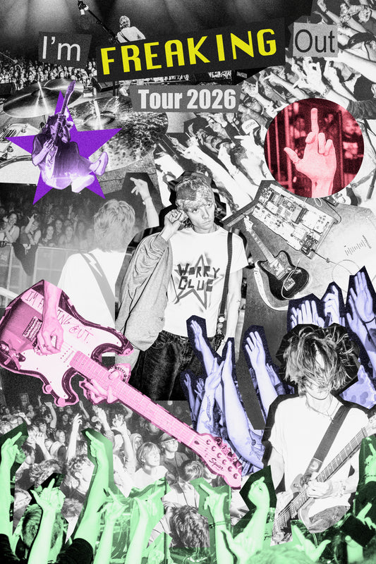 Worry Club - I'm Freaking Out Tour poster - SIGNED